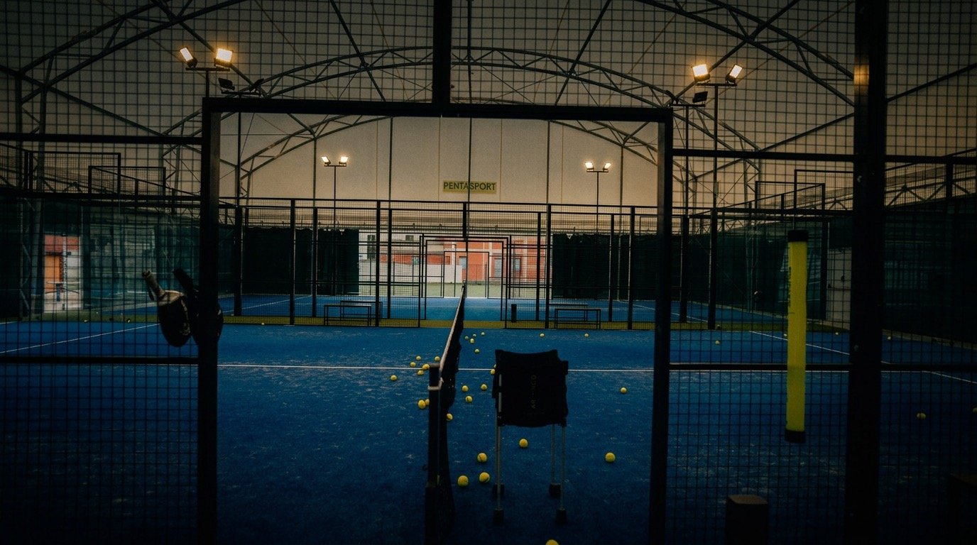 Partita di padel al Rondinella Padel Club di Firenze